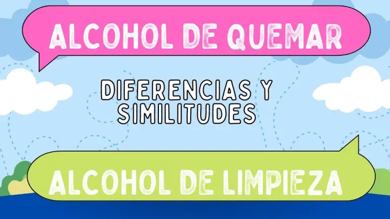 Diferencia Entre Alcohol De Quemar Y Alcohol De Limpieza