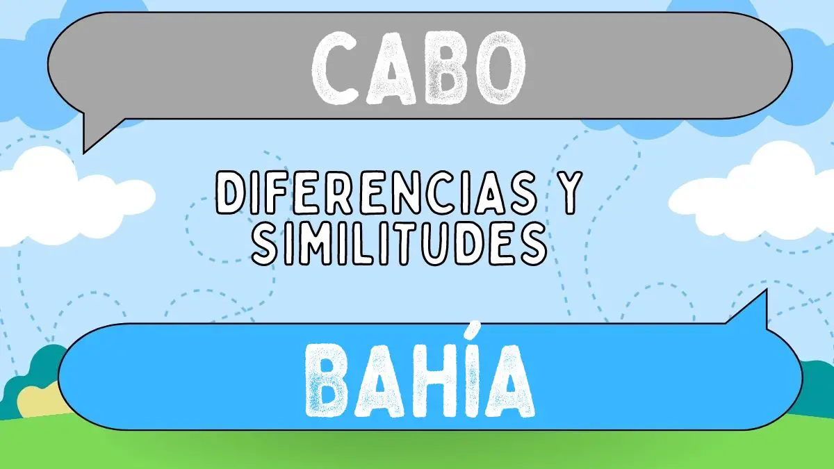 Diferencias entre cabo y bahía