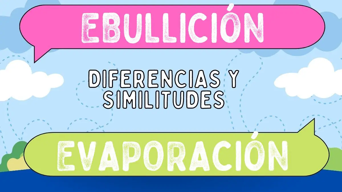 Diferencias entre ebullición y evaporación