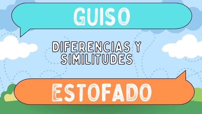 Diferencias entre guiso y estofado