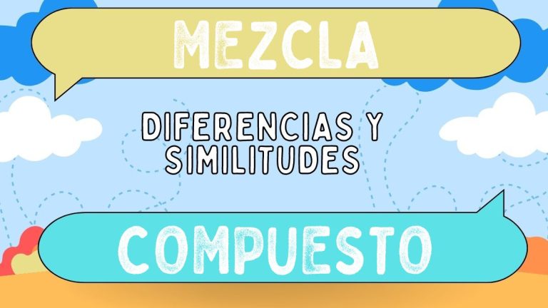 Diferencias entre mezcla y compuesto
