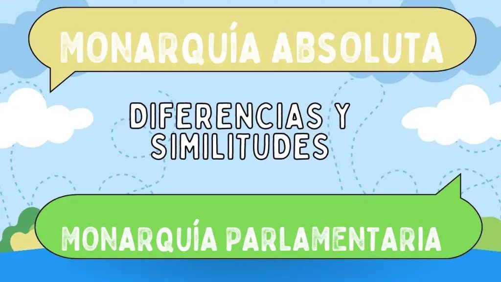 Diferencias entre monarquía absoluta y monarquía parlamentaria