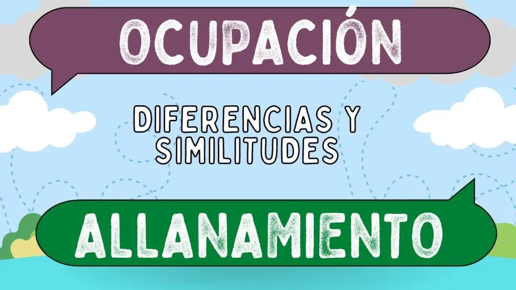 Diferencias entre ocupación y allanamiento