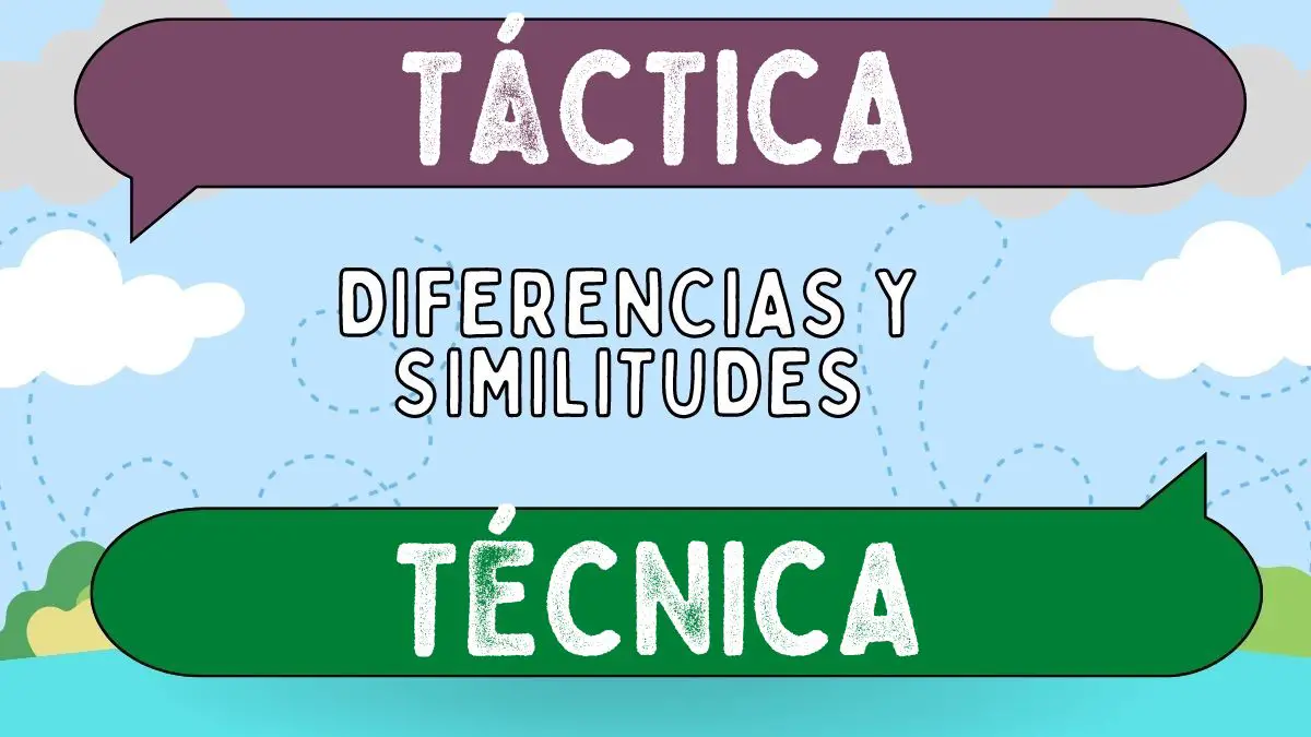 Diferencias entre t ctica y t cnica
