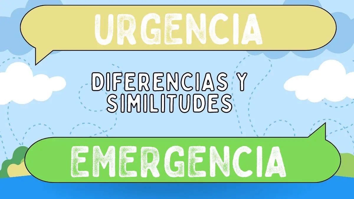 Diferencias entre urgencia y emergencia
